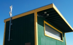 Campbell UHSD stadium pressbox CCTV Coverage with microwave links