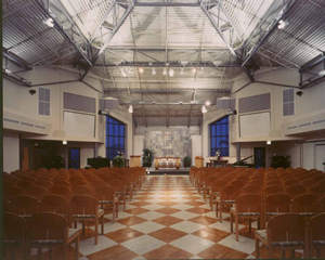 US Naval Base San Diego Murphy Canyon Chapel interior