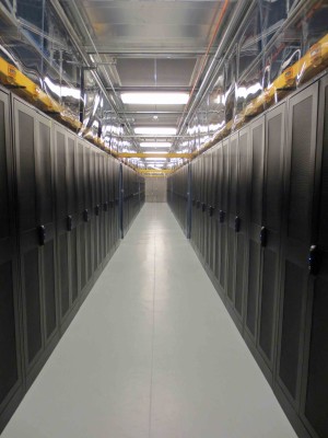 City of San Francisco Data Center- Hot Aisle